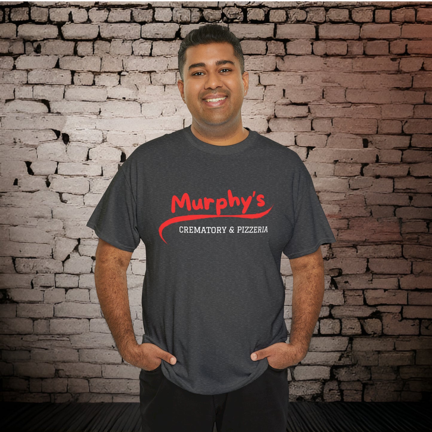 Murphy's Crematory & Pizzeria T-Shirt Front & Rear Graphic