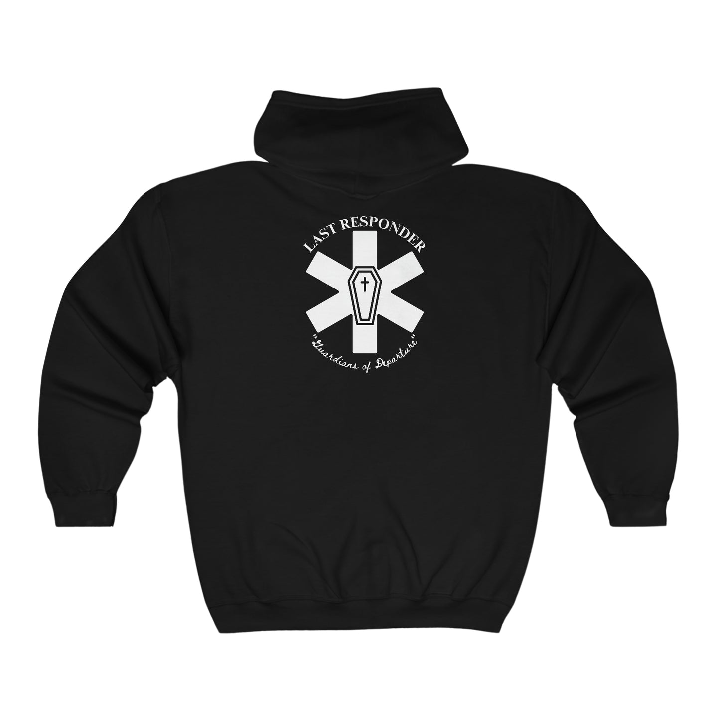 Last Responder Hoodie Front & Back Graphic